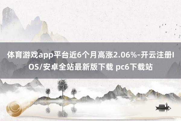 体育游戏app平台近6个月高涨2.06%-开云注册IOS/安卓全站最新版下载 pc6下载站