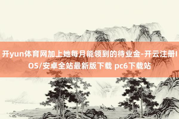 开yun体育网加上她每月能领到的待业金-开云注册IOS/安卓全站最新版下载 pc6下载站